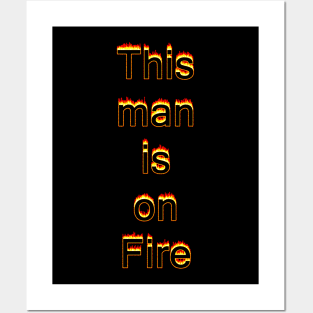 Man on Fire Posters and Art